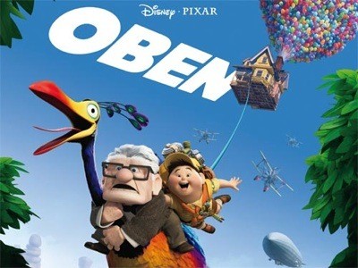 Pixar Oben Plakat